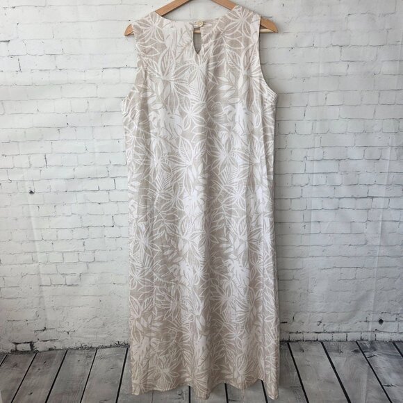 Ripskirt Hawaii Sun Dress Long Size M Ivory Floral Hibiscus Midi Maxi Limited Ed - Picture 7 of 8